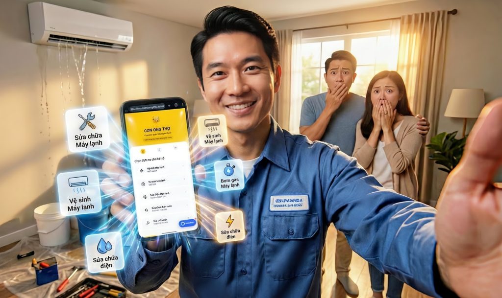 Con Ong Thợ – Giải Pháp "All-in-One" Chăm Sóc Ngôi Nhà Của Bạn: Uy Tín, Tận Tâm & Tiện Lợi rua may lanh phu nhuan